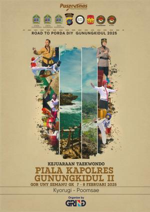 Kejuaraan KAPOLRES GUNUNG KIDUL TAEKWONDO CHAMPIONSHIP II TH.2025 Pengkab TI GK - GRIND ti-jaguarclubsemarang.com
